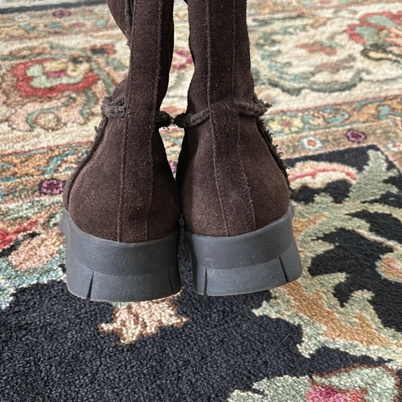 Aerosoles brown suede tall boots - Picture 3 of 6